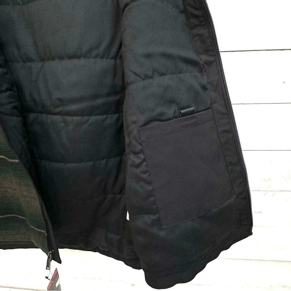 Pendleton Men’s M/L Wool Blend Vest • Black Green • NWT - Picture 4 of 12